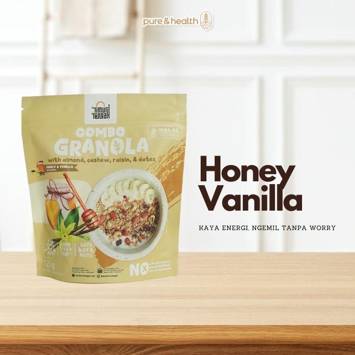 

PastikanTerjaminMutunya- Granola Vanilla Timur Tengah 500 gram Oatmeal Super Food