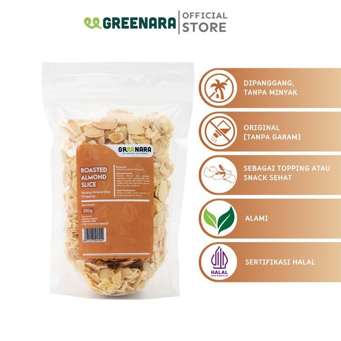

PastikanTerjaminMutunya- Kacang Almond Iris Panggang 250gr / Roasted Almond Slice