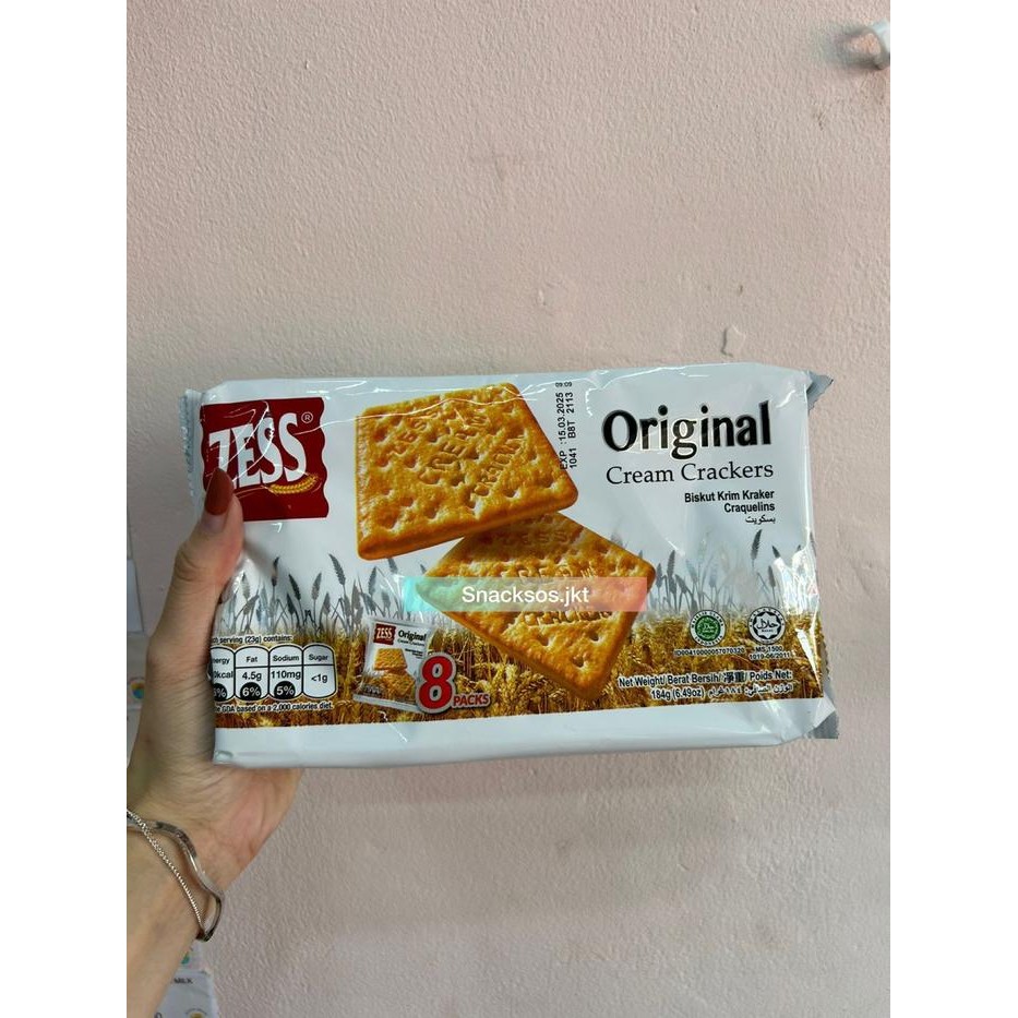 PastikanTerjaminMutunya- ZESS SUGAR ORIGINAL CREAM CRACKER / CHOCOLATE BISCUIT