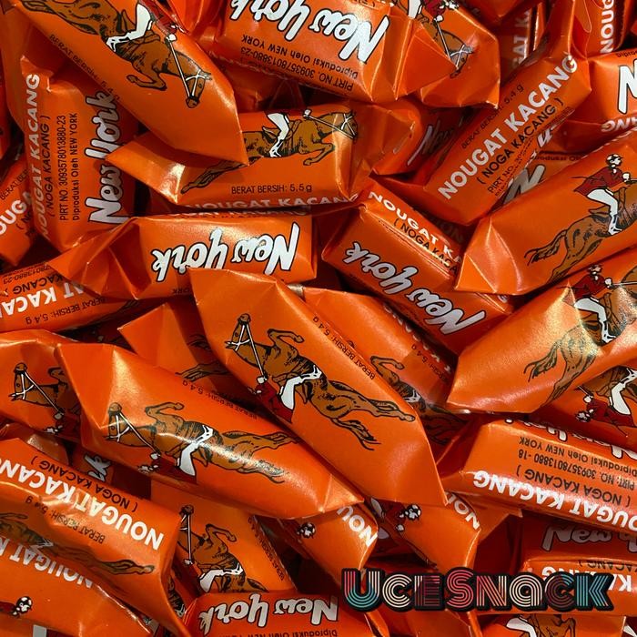 

PastikanTerjaminMutunya- Permen Nougat Susu Kacang New York 1/4kg 1/4kilo 250gram 250grm