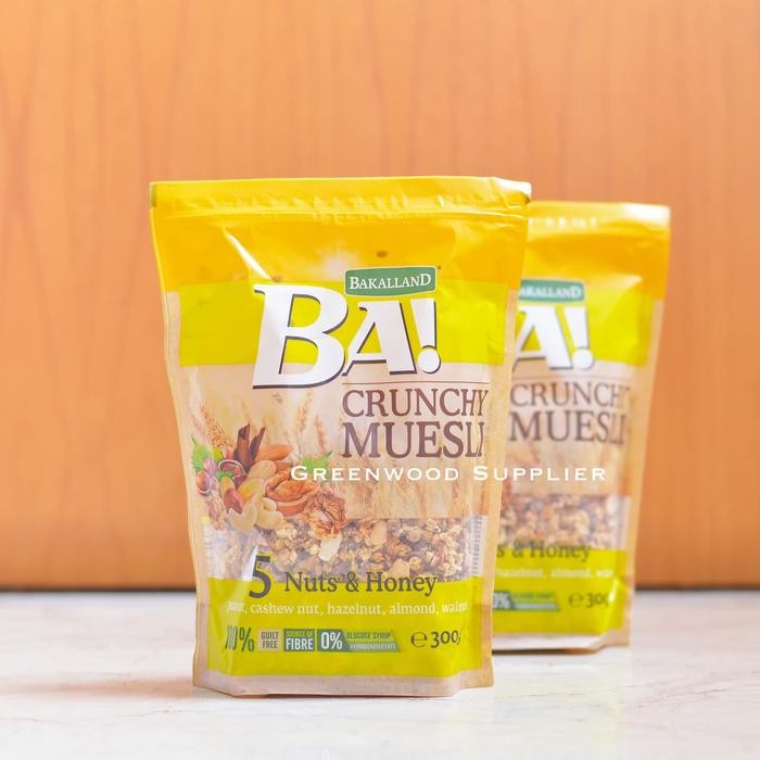 

PastikanTerjaminMutunya- Bakalland - Crunchy Muesli 5 Nuts & Honey (PREMIUM)