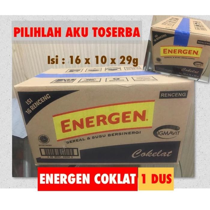 

PastikanTerjaminMutunya- Energen COKELAT COKLAT Renceng 29gr x 10 Sachet (HARGA 1 DUS)