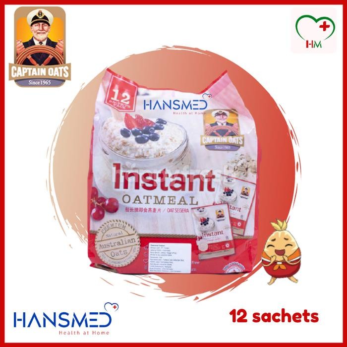 

PastikanTerjaminMutunya- Captain oat sachet Instant 12x40gr