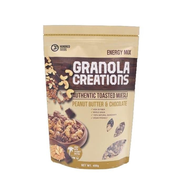 

PastikanTerjaminMutunya- Granola Creation Peanut Butter & Chocolate Creations 400 g