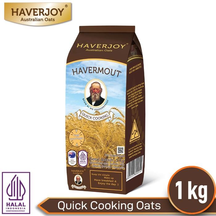 

PastikanTerjaminMutunya- Haverjoy Quick Cooking Oats 1Kg
