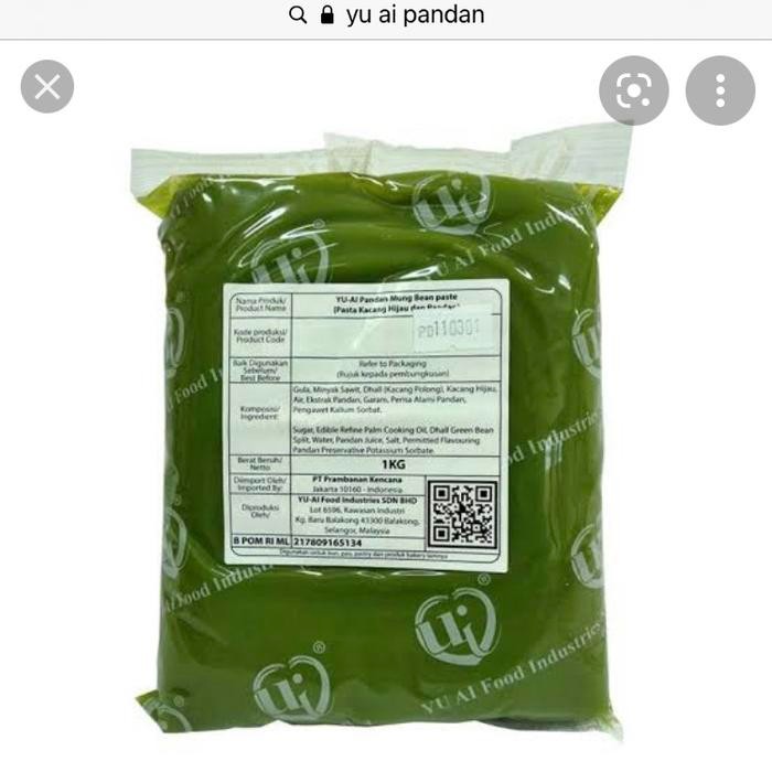 

PastikanTerjaminMutunya- YU AI PANDAN FILLING SOFT 1 KG