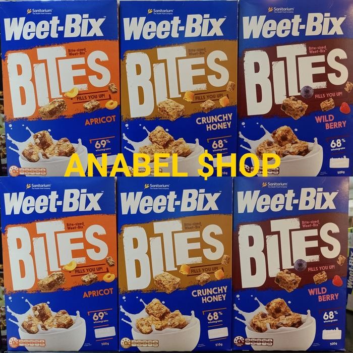 

PastikanTerjaminMutunya- Sanitarium Weet-Bix Weet Bix Bites Weetbix Cereal Import Sereal