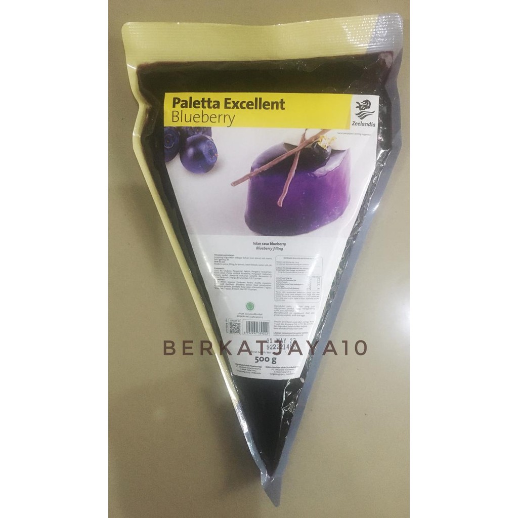 

PastikanTerjaminMutunya- Selai Paletta Excellent Blueberry kemasan asli 500 gr