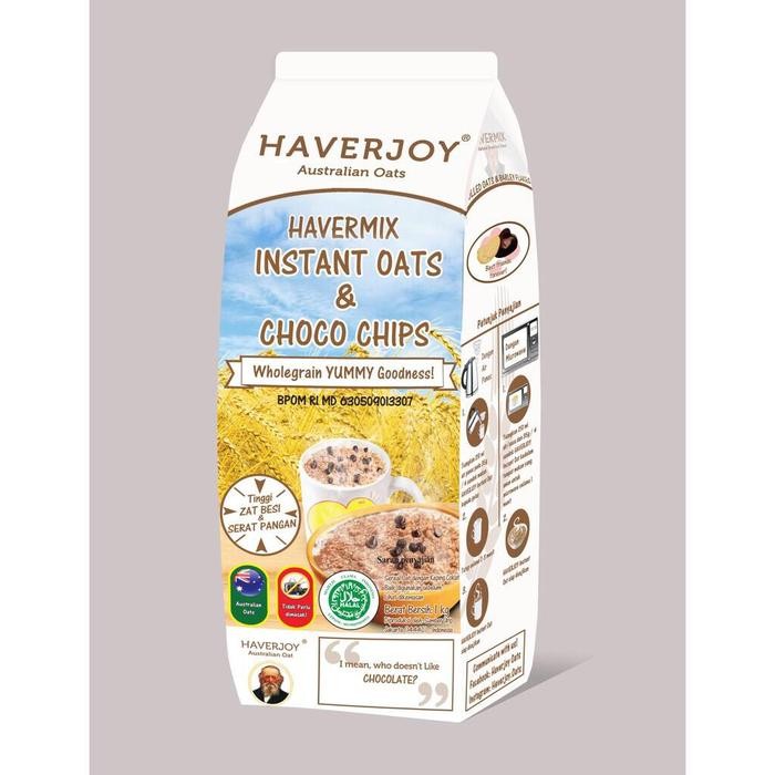 

PastikanTerjaminMutunya- Haverjoy Havermout Instant & Choco Chips 1KG / Havermix Oats