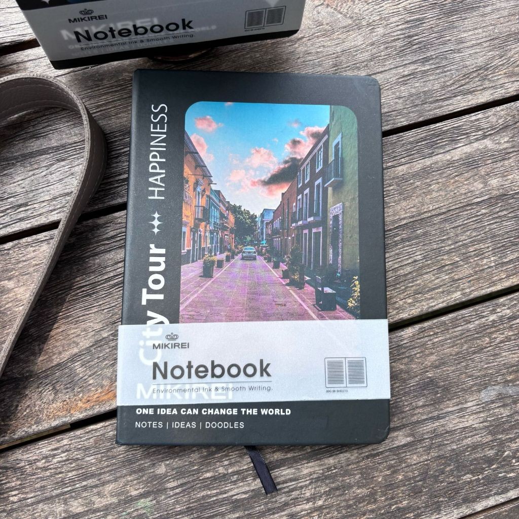 

MIKIREI A5 Buku Jurnal Cowo Diary Notebook Cowo Buku Catatan Kerja Hardcover Notebook Buku Catatan