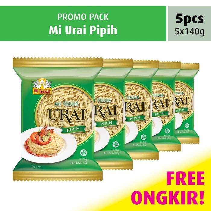 

PastikanTerjaminMutunya- Mi Urai Pipih Promo Pack (5pcs)