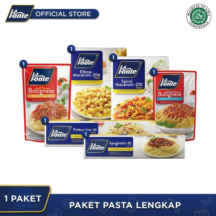 

PastikanTerjaminMutunya- La Fonte - Promo Paket Pasta Lengkap