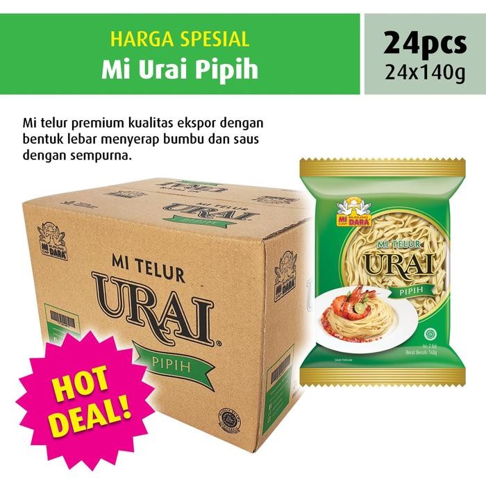 

PastikanTerjaminMutunya- Mi Urai Pipih Dus (24 pcs)