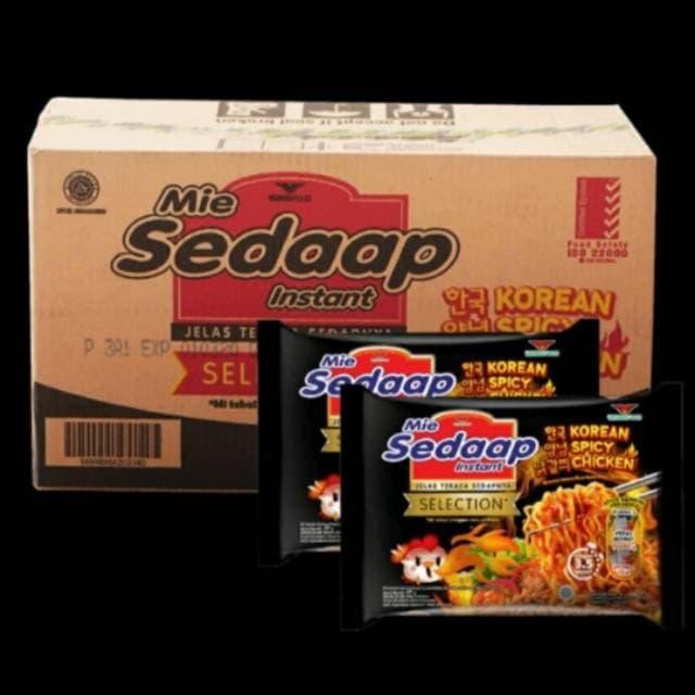 

SemuAReadyYaB0Zq- Mie Sedaap Selection Korean Spicy Chicken 87gr dus isi 40 pcs
