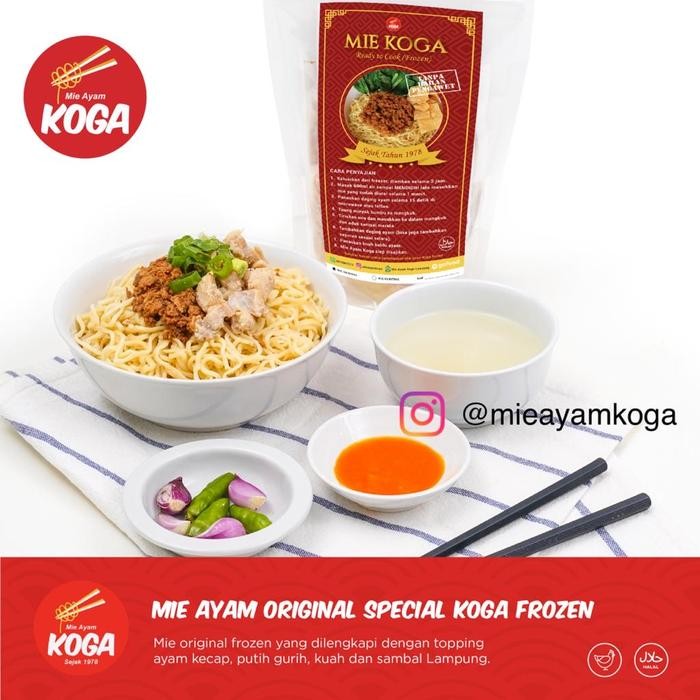 

SemuAReadyYaB0Zq- Mie Ayam Koga Spesial Frozen Homemade Halal Enak Instan