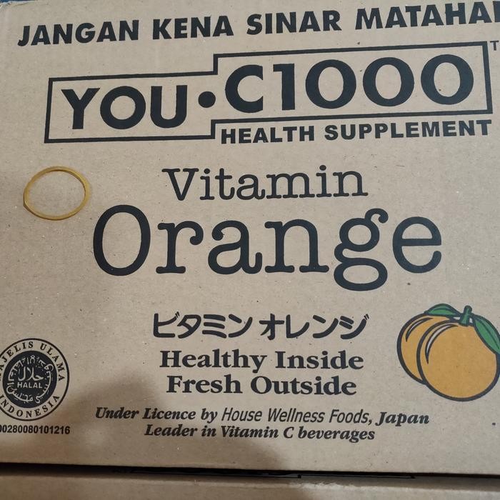 

BnyKpilihAnSkrG- You c 1000 orange 1 dus isi 30 botol 140ml