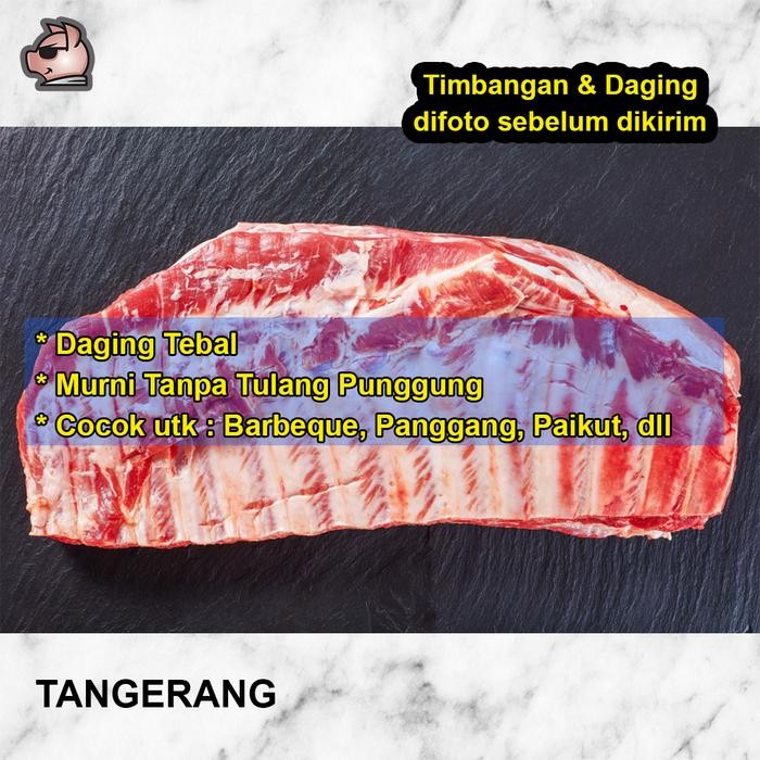 

BnyKBonusBelidiMari- Daging Babi Pork Ribs / Iga Murni Lokal - 1Kg