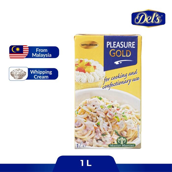 

BnyKpilihAnSkrG- Krim Masak dairy serbaguna - Cooking Cream UHT Pleasure Gold 1 L