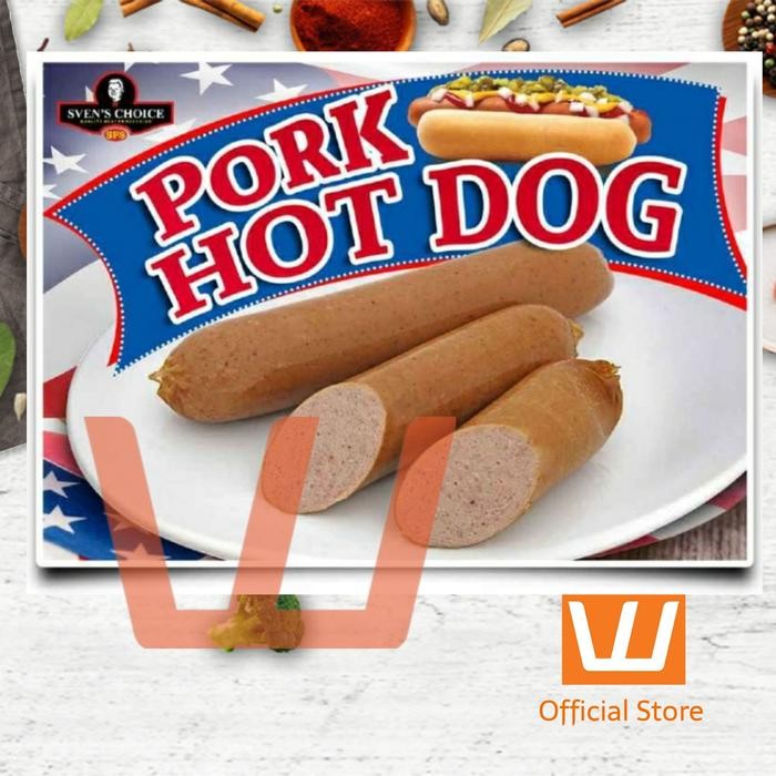 

BnyKBonusBelidiMari- SOSIS PORK HOTDOG SVEN'S CHOICE 400g 4 pcs