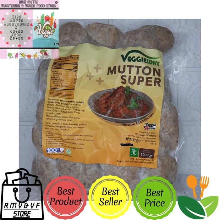

BnyKBonusBelidiMari- Veggie Way Mutton Super 1Kg / Daging Rendang Vegetarian /Daging Nabati