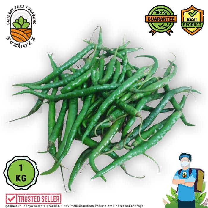 

BnyKBonusBelidiMari- Cabe Ijo / Cabai Hijau Kriting per 1000 gram (1Kg)
