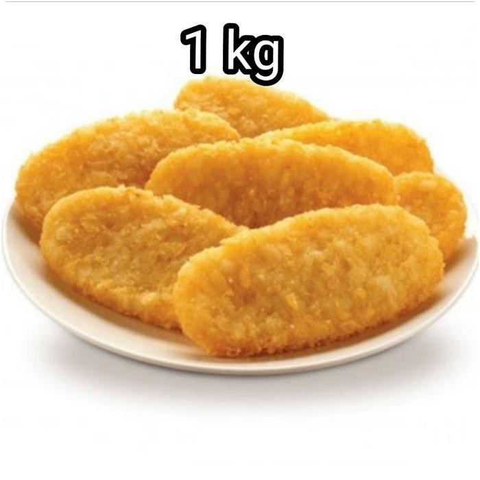 

BnyKBonusBelidiMari- Kentang Hashbrown Oval Potato Hash Brown Fries 1kg