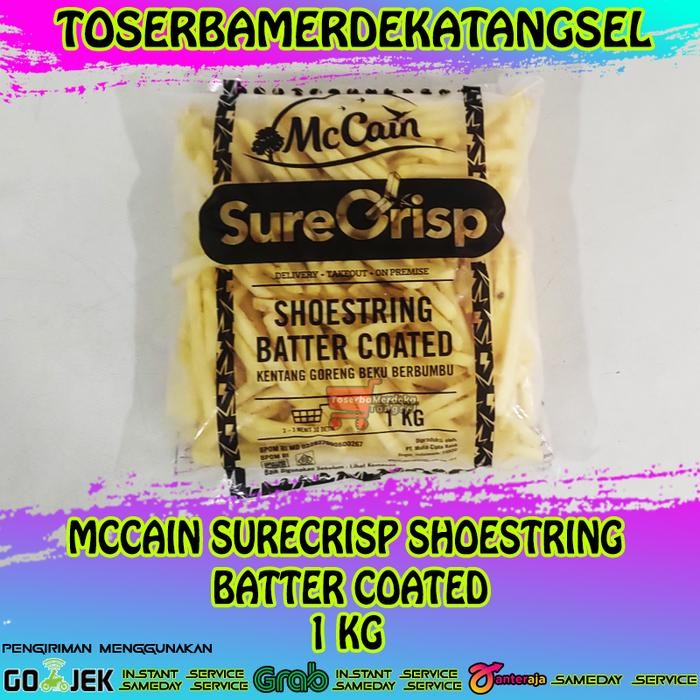 

BnyKBonusBelidiMari- Kentang French Fries McCain SureCrisp Shoestring Butter Coated 2,5kg