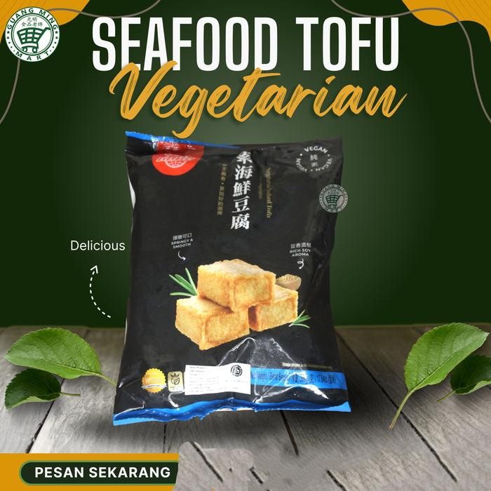 

BnyKBonusBelidiMari- Frozen Everbest 500gr Seafood Tofu Tahu Hai Sien Tou Fu Vegetarian