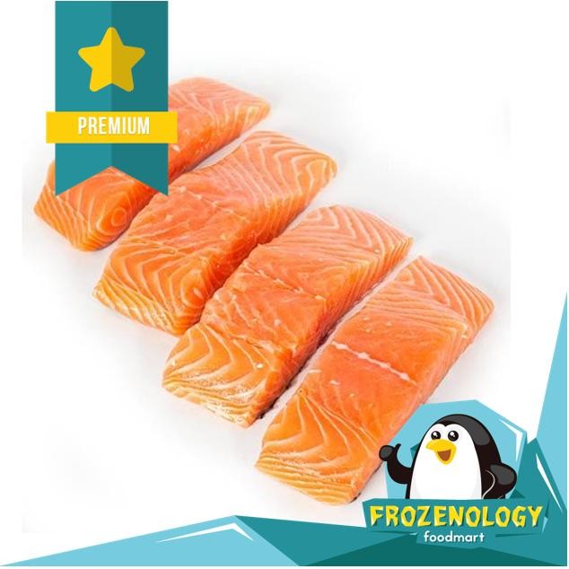 

PastiFreShNya- Norwegian Fresh Salmon Fish Fillet Ikan Salmon Filet Kirimi 1 kg Prime