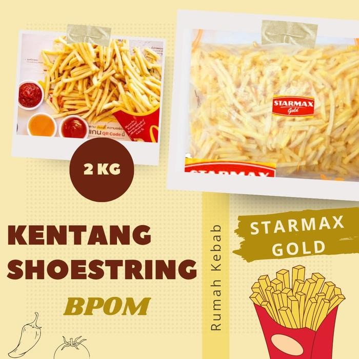 

BnyKBonusBelidiMari- French Fries - Kentang Goreng - 4,5 LB - French Fries Curah - 2.2 kg