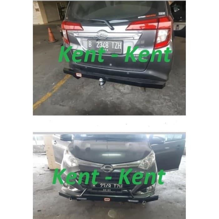 Paketan Bumper Guard Depan Belakang Mobil Toyota Calya Daihatsu Sigra