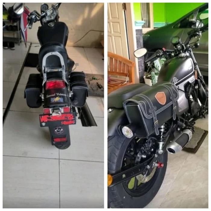 PREMIUM Tas motor side bag - Saddle bag - Tas motor - Side bag motor klasik