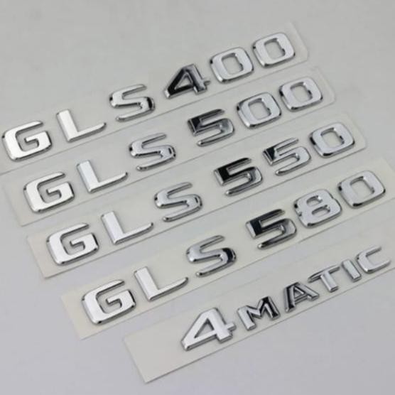 PREMIUM EMBLEM TULISAN BAGASI MERCEDES GLS200 GLS350 GLS400 GLS450 GLS550