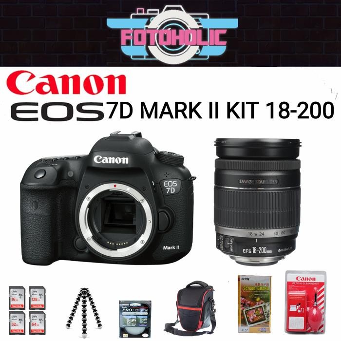 Cam- Canon Eos 7D Mark Ii Kit 18-200 Is Stm/Canon Eos 7D Ii Kit 18-200