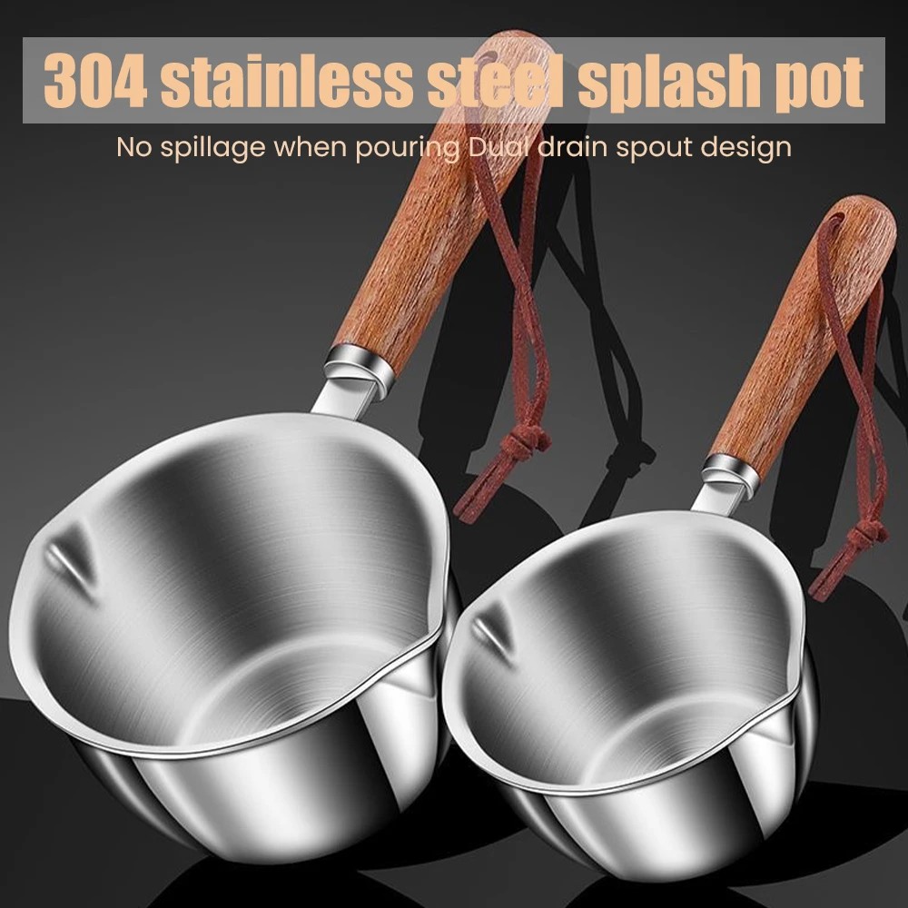 Graduated Oil Splash Small Pot Oil Spicy Seed Kitchen 304 Stainless Steel Special Pouring Hot Oil Po