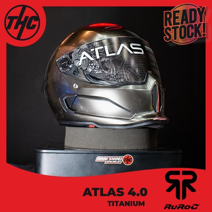 RUROC ATLAS 4.0 TITANIUM FULL FACE HELMET RUROC