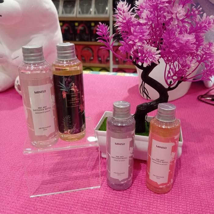 Light- Refill Difuser Miniso - Ink Art Diffuser Refill 60Ml