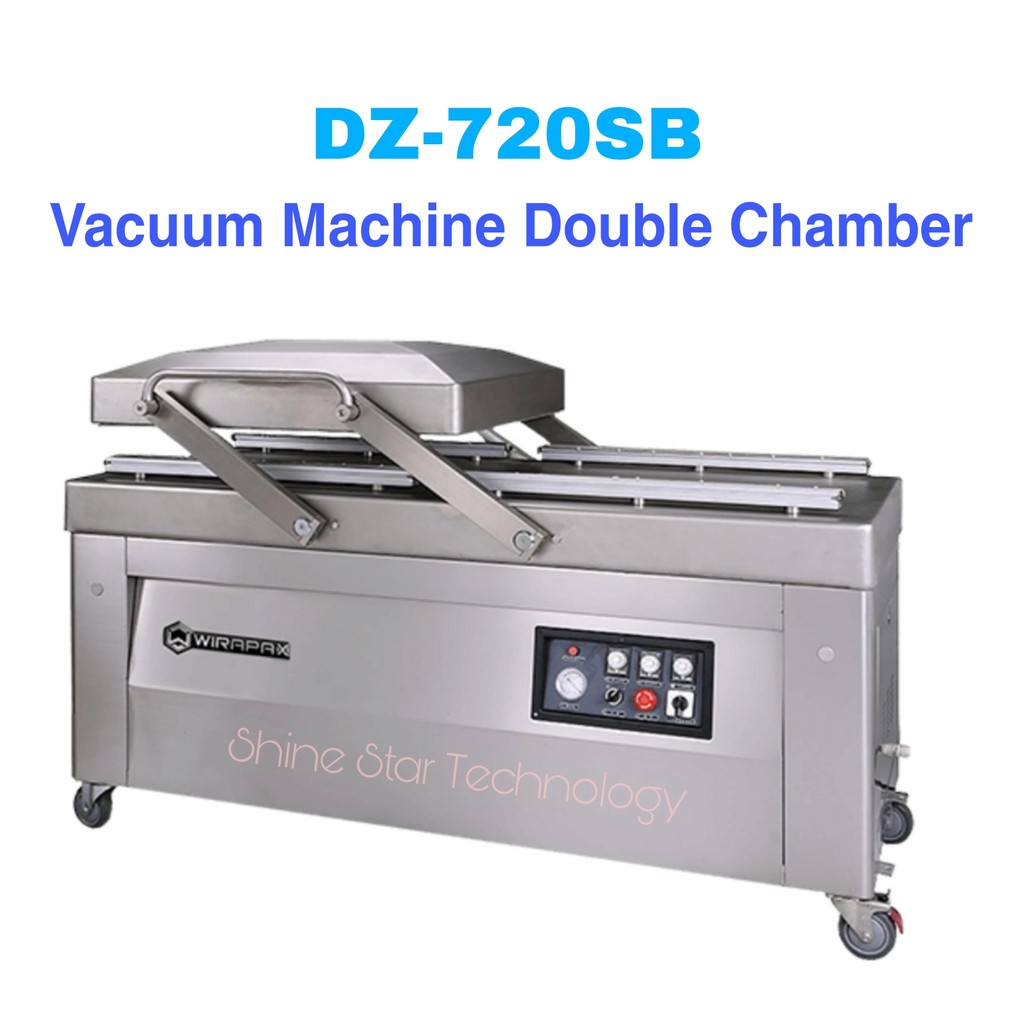 WIRAPAX HEAVYDUTY Vacuum Double Chamber FLAT TYPE DZ-720S/2B WIRAPAX