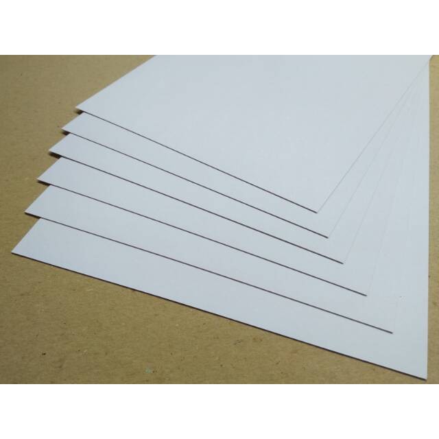 

( 50 Lembar ) Kertas BW / Bluish White 250 Gsm Uk A3 29.7 cm X 42 cm