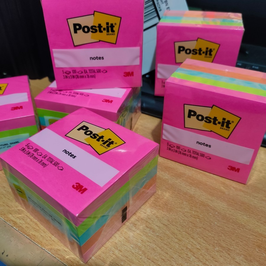 

Post it 654 warna-warni 3M