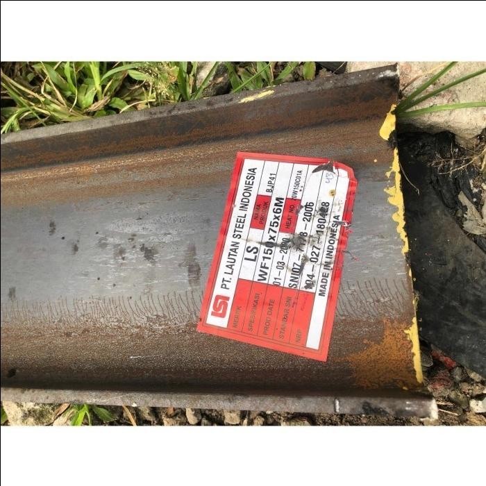 Limited Wf 150 X 75 X 12 Mtr Sni Lautan Steel / Besi Iwf 150 Wide Flange Beams