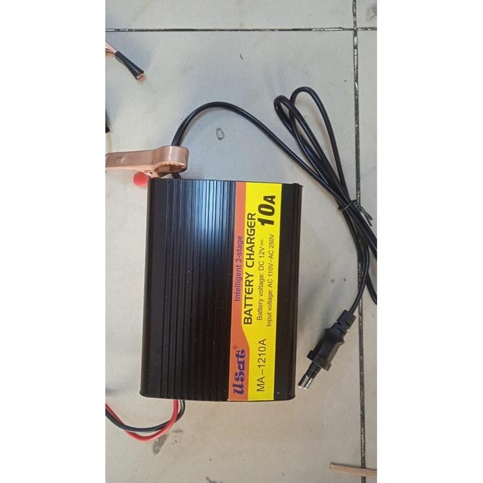 BARU.. CHARGER AKI/ACCU 12V 10A OTOMATIS USAT,CHARGER AKI 12V 10A