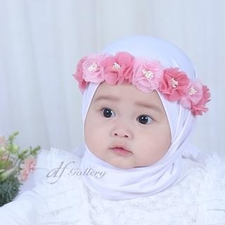 Flower Crown Anak Bayi Perempuan Azura dfGallery Bunga Putik Cantik