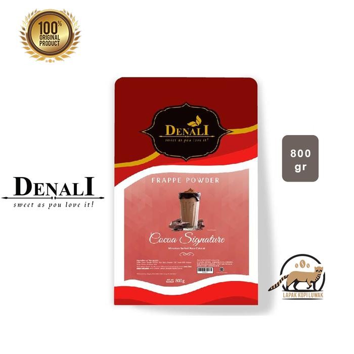 

COCOA SIGNATURE POWDER MERK DENALI