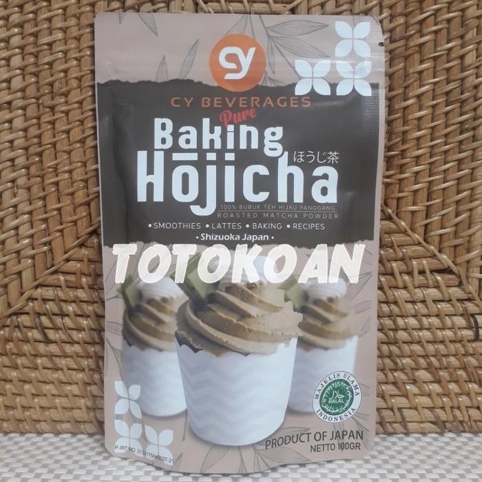 

CY PURE BAKING HOJICHA POWDER ROASTED MATCHA POWDER 100 GR