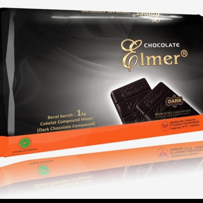 

ELMER GHANA DARK COKLAT 1KG, COKLAT BLOK UNTUK PRALINE & HIASAN KUKER