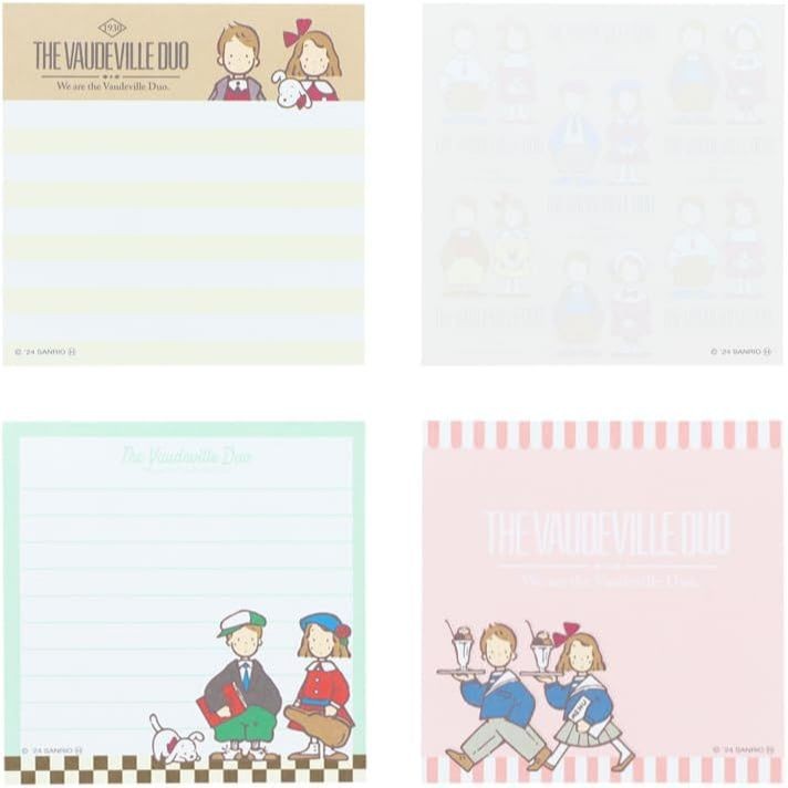 

Square Memo Pad Patty & Jimmy Marron Cream Pochacco Notepad Note Catatan Limited Edition