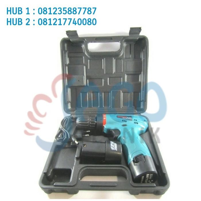 Mesin Bor Baterai MODERN M-12V Cordless Drill Tanpa Kabel