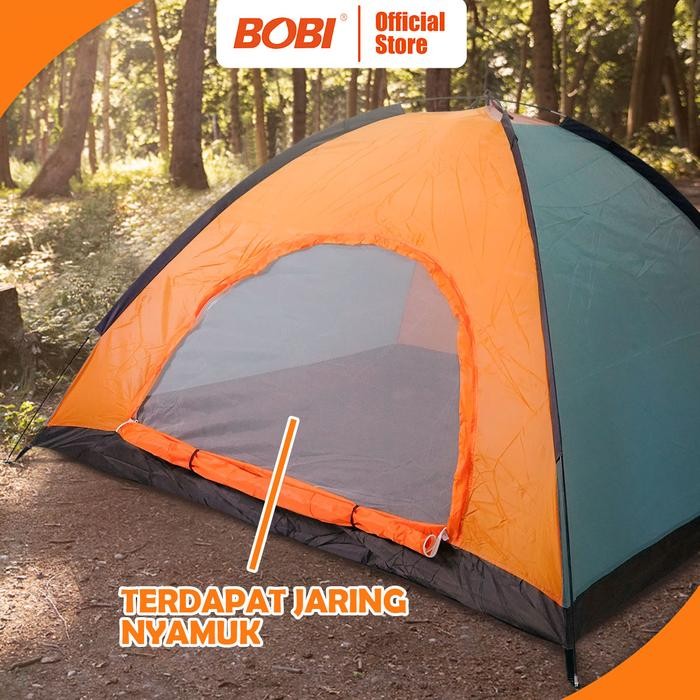 terbaru  tenda camping anti air anti nyamuk - hujan dan outdoor - parasut ready