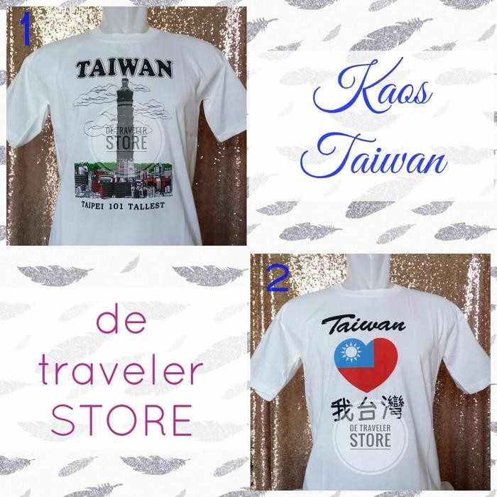 Modo- Kaos Souvenir Negara Baju Oleh-Oleh Taiwan